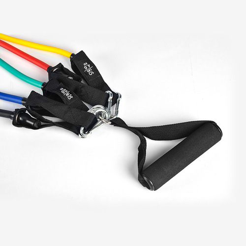 11-piece set of tensioner, tension rope, tension belt, elastic rope, fitness equipment, training belt set, tpe multifunctional