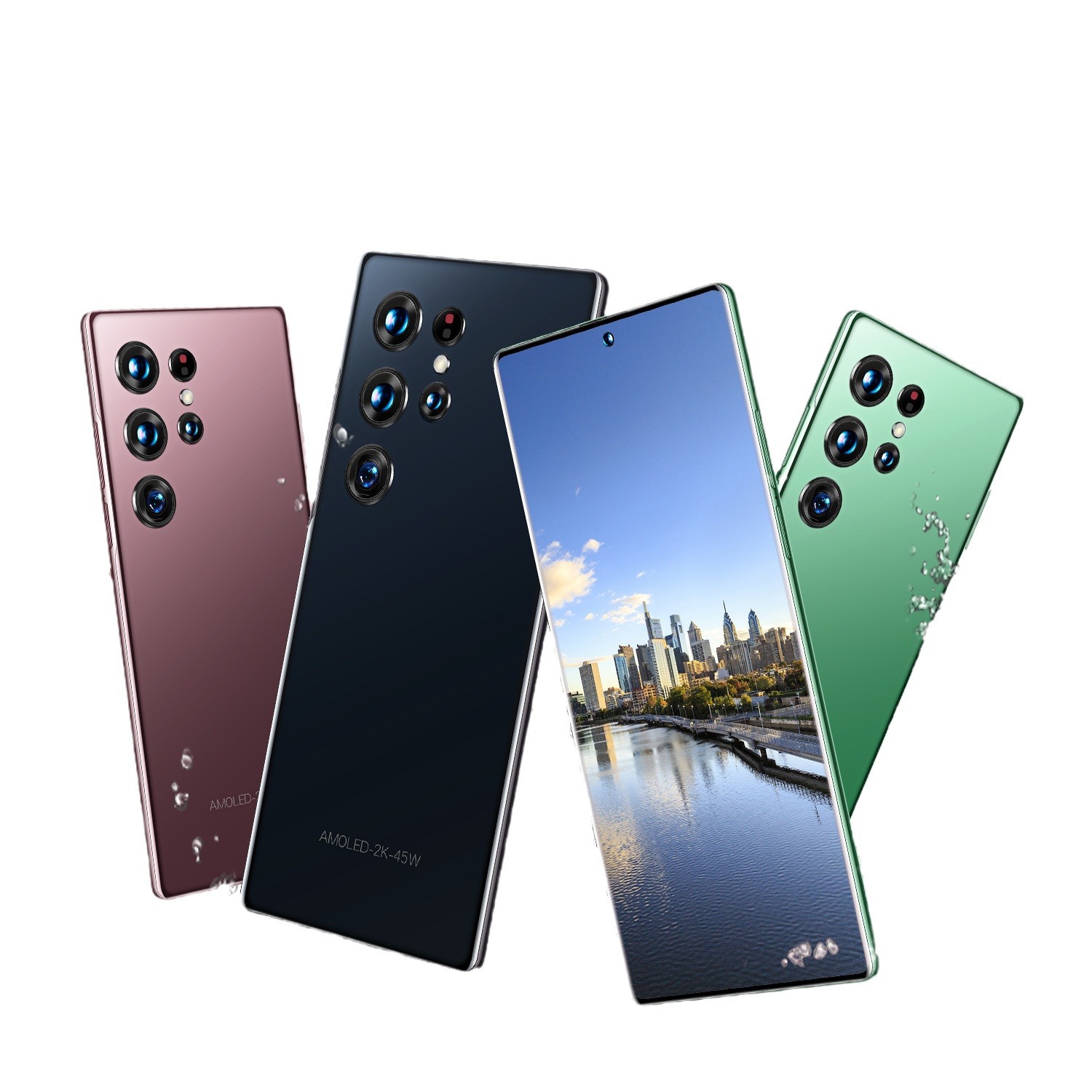 Explosive cross-border S22+Ultra8 million pixel 3+64G foreign trade cross-border mobile phone 7.3 inch HD large screen wholesale