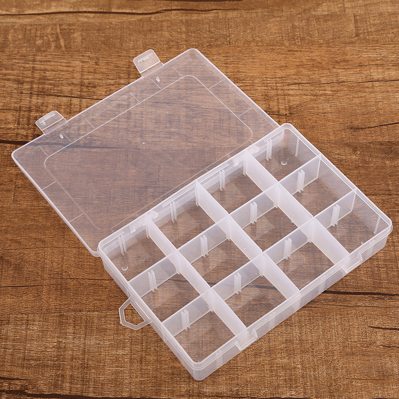 12 detachable compartments (19.6*13.2*3.6cm)