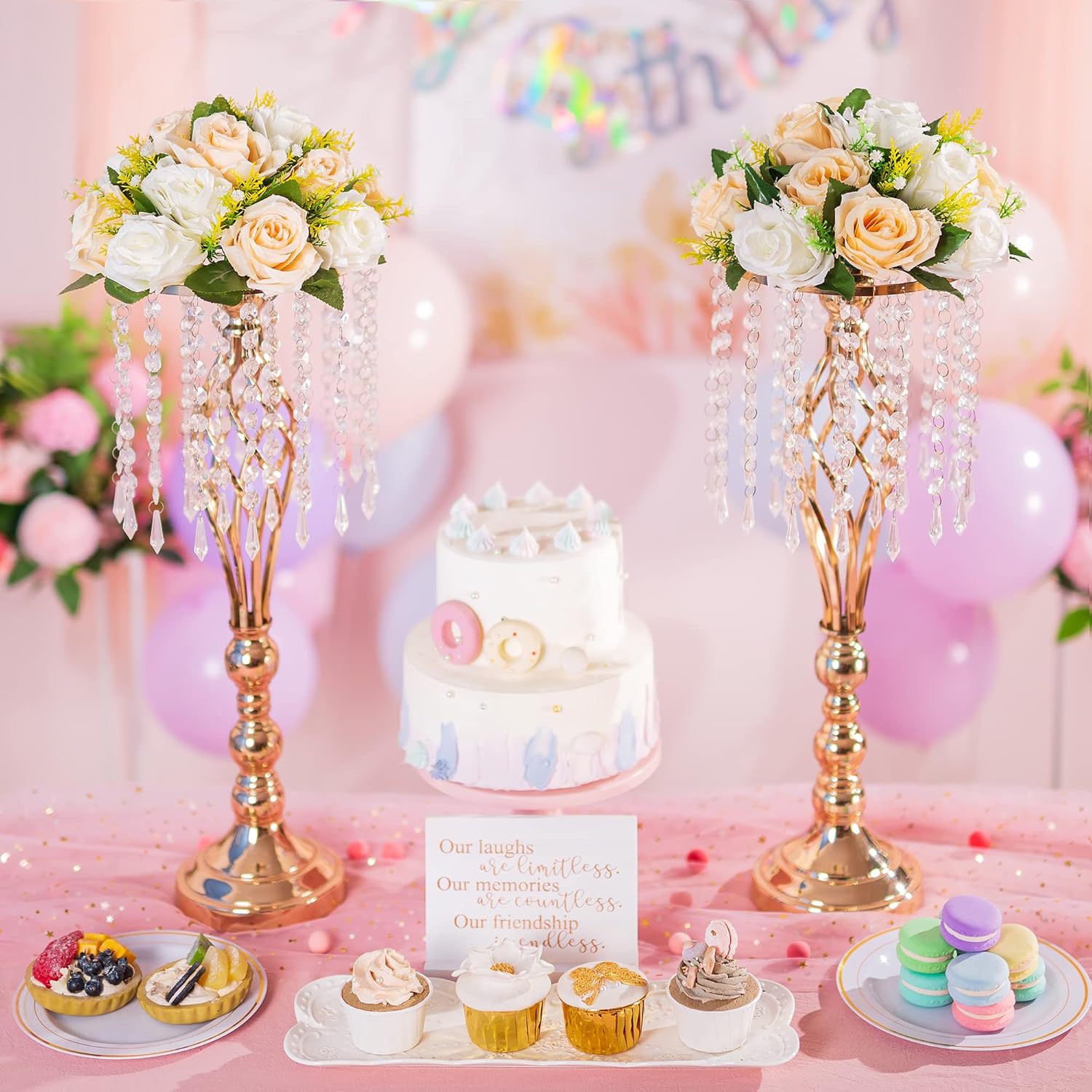 Bola de rosas de flores artificiales para boda, fiesta de cumpleaños, día de San Valentín, decoración del hogar, accesorios de flores artificiales blancas y rosas, adornos