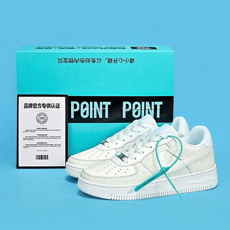 Air Force One color-changing blue and white porcelain student sports trendy sneakers, youthful and trendy campus student shoes, dual-use shoes Air Force One color-changing blue and white porcelain student sports trendy sneakers, youthful and trendy campus student shoes, dual-use shoes