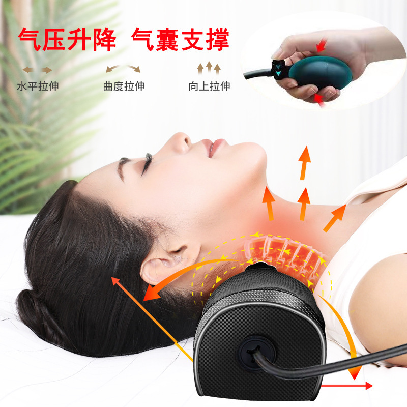 颈椎按摩器颈部肩部腰部多功能揉捏电动仪脖子颈肩背部家用舒缓枕|undefined