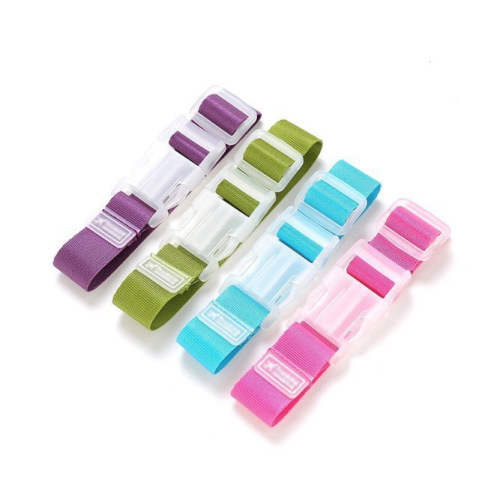 Suitcase portable travel strap luggage bag accessories strap holder plastic buckle strap