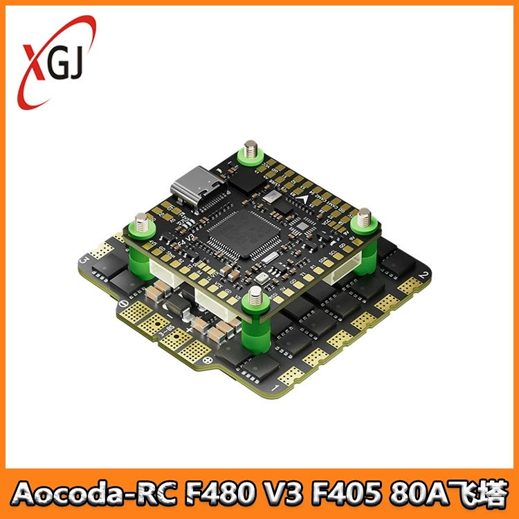 Aocoda-RC F480 V3 AM32 Flying Tower F405 V3+80A 32-бит Модель самолета Пересечение машины FPV