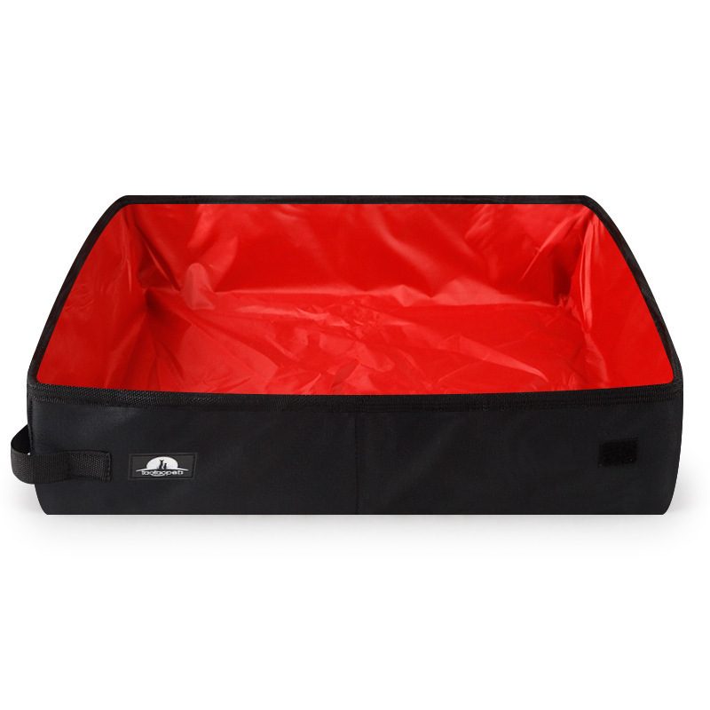 Oxford tela plegable gato caja de arena grande portátil gato aseo coche al aire libre Amazon popular suministros para mascotas