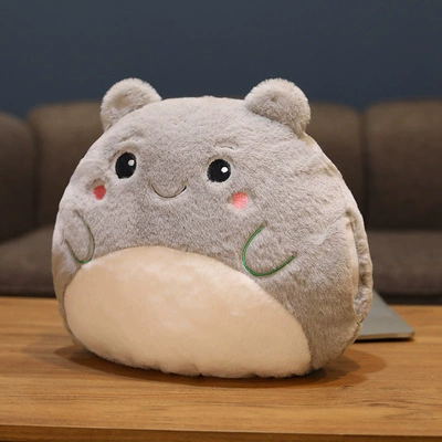 Плюшевая зимняя игрушка с животными, кукла, подушка для учащихся начальной школы