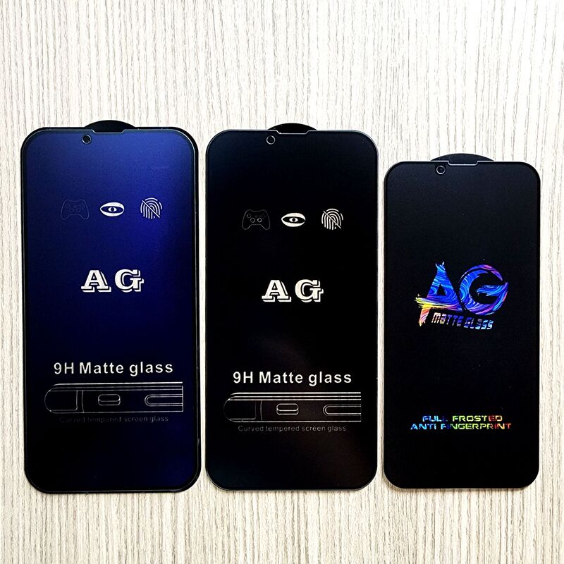 Full screen frosted tempered film for Apple 15pro protective film 13 anti-fingerprint 14pro silk screen AG mobile phone film