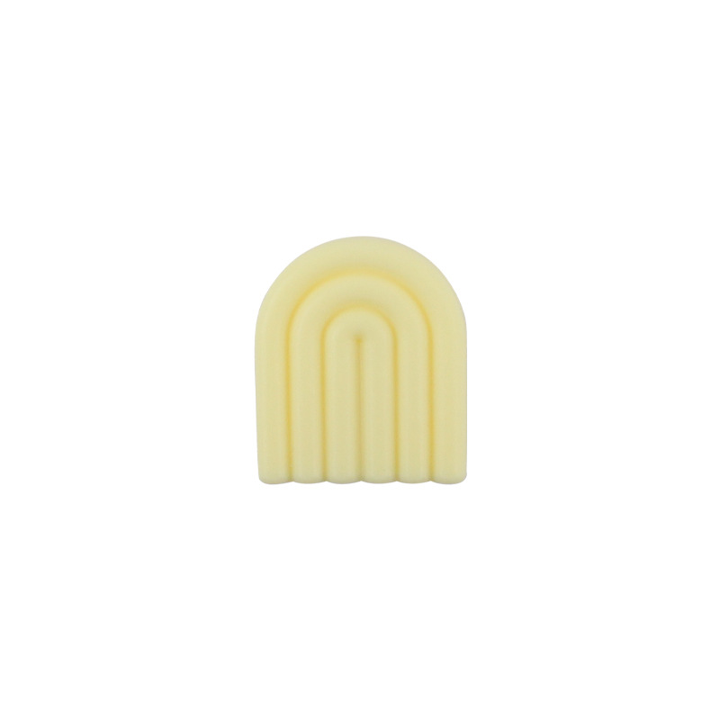 Creativo DIY bebé suministros dibujos animados silicona color sólido Arco Iris mordedor bebé molar pezón anti-gota cadena Accesorios