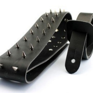 Correa de la guitarra de cuero guitarra eléctrica ancho de banda correa de hombro correa de Bajo correa de guitarra al por mayor