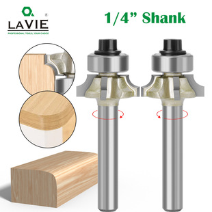 1/4 handle four-blade round angle knife forward professional edge banding arc trimming knife woodworking chamfer chamfering tool