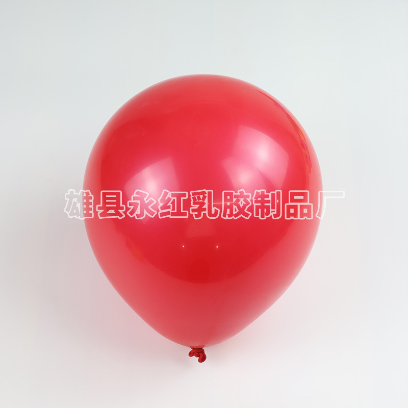 Suministro directo de 10 pulgadas 1.8g globo mate de decoración globo mate de fiesta globo
