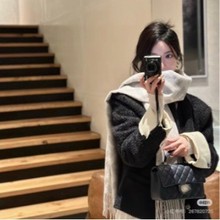 香家新款经典CF鱼子酱小香风女包时尚潮流荔枝纹牛皮单肩斜跨包跨