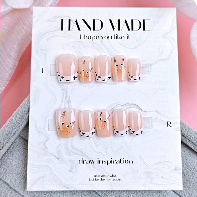 10 piezas decodificadas piezas de manicura portátil dulces parches de uñas de terapia de luz pequeño libro rojo venta caliente de alta calidad de uñas