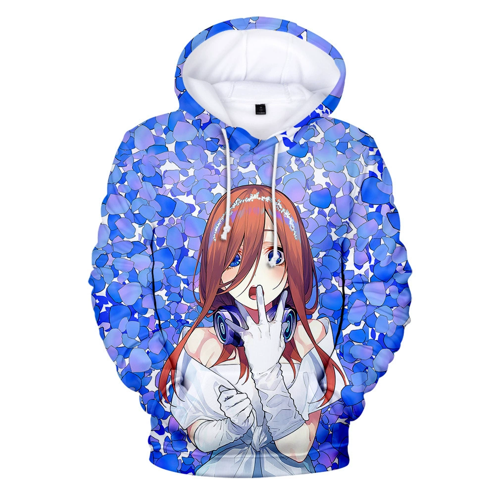 what is a youth hoodie 3D Anime Hoodies Sweatshirts Cute Nakano Miku The Quintessential Quintuplets Men Woman Hooded Casual Boy Girl Kids Clothing what is a youth hoodie