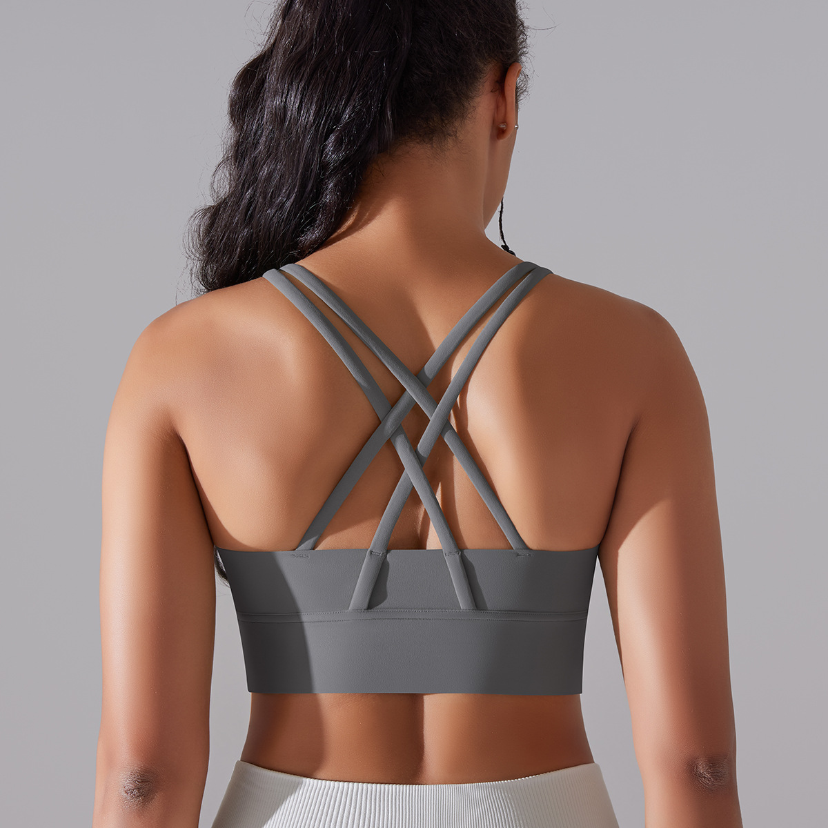 127g Weight Sleeveless Sleeve Length Nylon, Spandex Fabric Type Short Top Length Halter Crisscross Tank Tops Type Fitness, Yoga Occasion U Neck Neckline Solid Color Pattern Sports Style Sports Solid Color Nylon Spandex U Neck Active Tops Halter Crisscross Tank 178