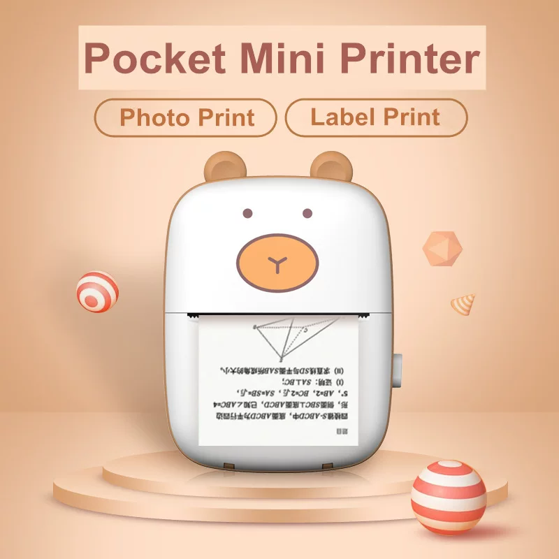 Pocket small printer, handheld photo
