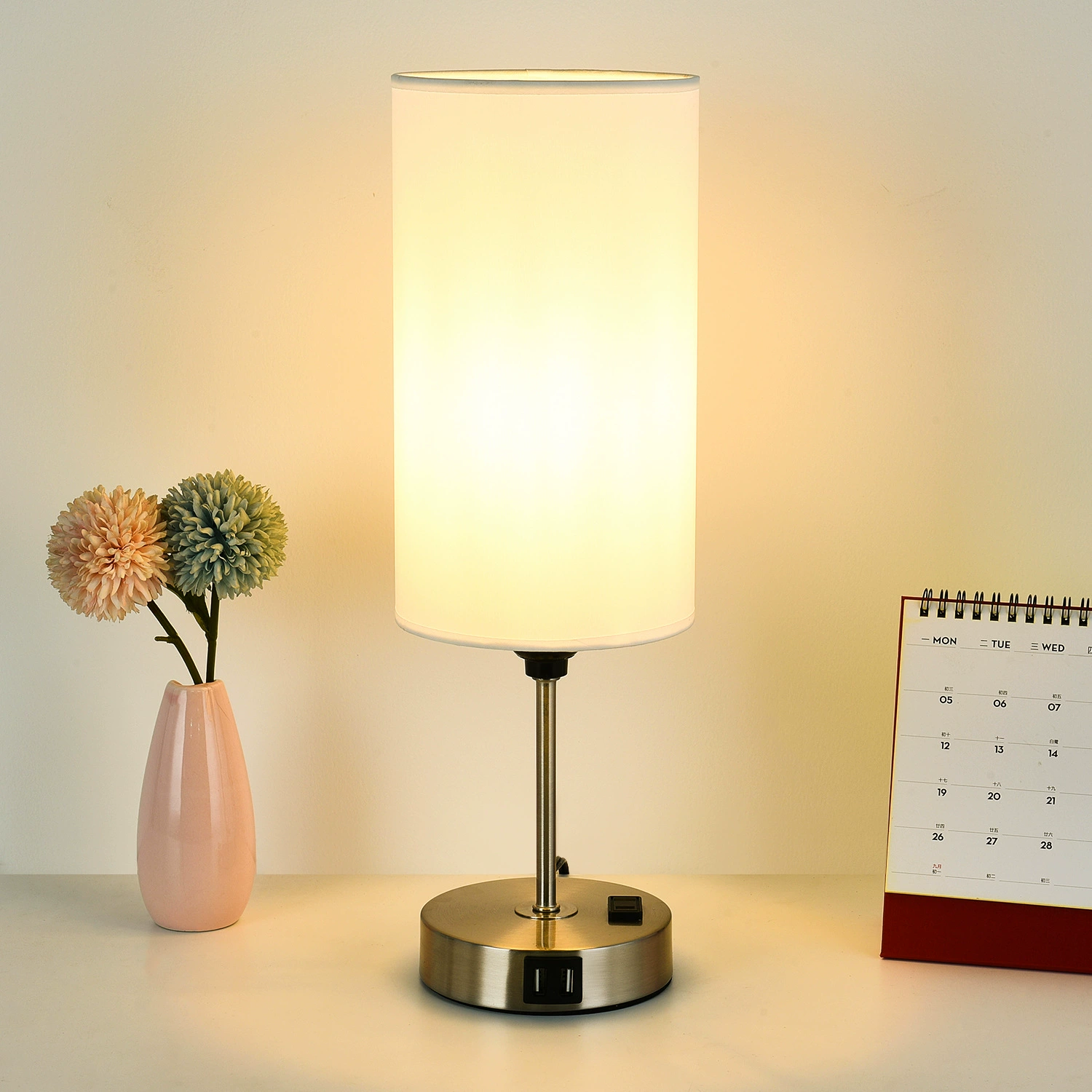 Touch table lamp, room lantern for hotel for bed, Amazon