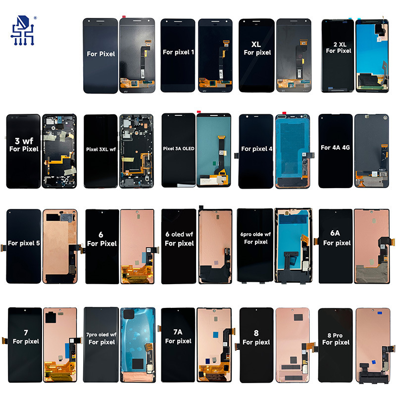 For Google Pixel 2/3A/4AXL/5A/6A/7A/8A/8Pro mobile phone screen assembly For Google Pixel 2/3A/4AXL/5A/6A/7A/8A/8Pro mobile phone screen assembly