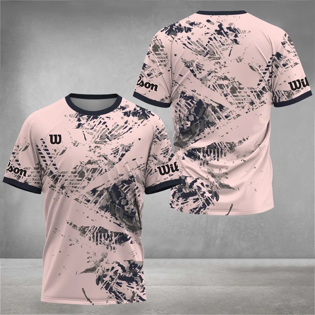 2025 venta caliente moda 3D impresión digital verano hombres deportes deportes suelta transpirable manga corta cuello redondo camiseta