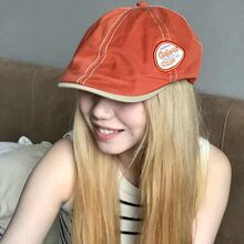 美式小南瓜复古前进帽女休闲日系百搭大头围贝雷帽显脸小报童帽子
