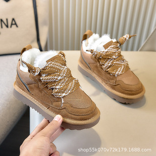 ɣ�¶�����ͯ��Ь�¿�÷����ë�Ӻ�Ůͯ��ͯѩ��ѥ��ͯ��Ƥѥ�Ӷ�