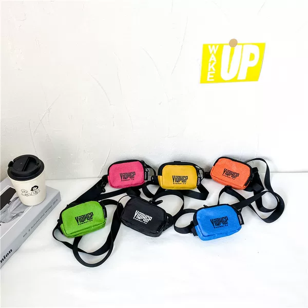 Children's Bag 2026 New Korean Version Letter-Shaped Small Crossbody Bag Travel Neck-Hanging Earphone Bag Mini Bag