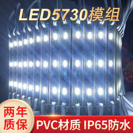 高亮5730点胶模组广告招牌灯条发光标识灯箱LED贴片防水模组12V