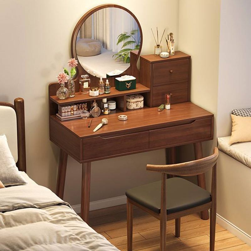 Dressing Table Bedroom Small Makeup Counter Modern Simple Small Apartment Dressing Table New Chinese Style Master Bedroom Makeup Table