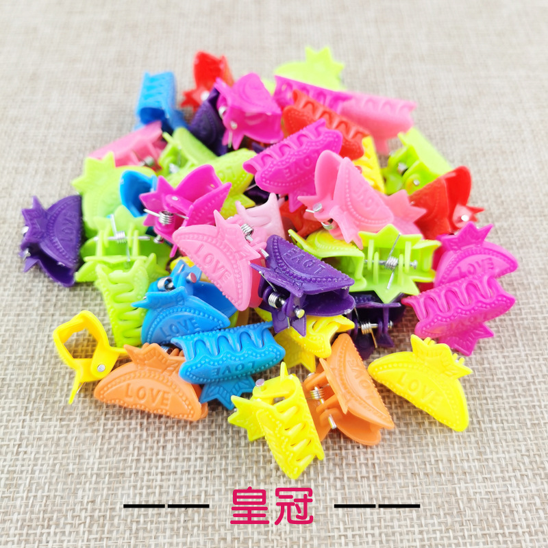 Enfants Style Simple Papillon Plastique Fait Main Griffes De Cheveux display picture 8