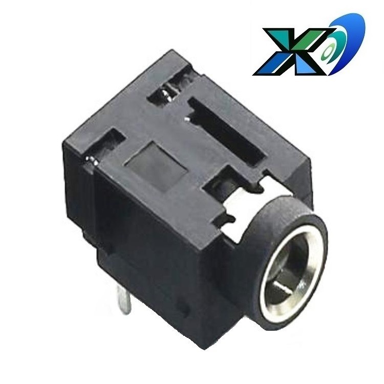 立体声3.5耳机母座   迷你3.5音频插座90度  双声道3.5耳机插座