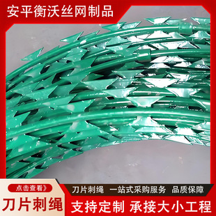 Barbed Wire Protective Net Airport Prison Anti-Climbing Barbed Hot-Dip Galvanized Roll Cage Net Iron Thorn Anti-Theft Barbed Wire