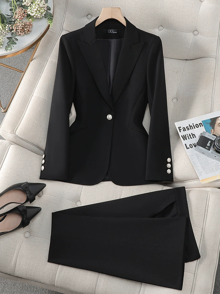 (Cross-border trading), classic suit, autumn fashionable set, bright catchy style, wholesale