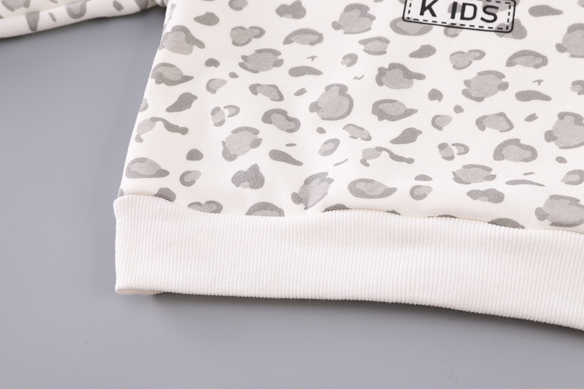 Jongen Fleece Sweatshirt Mat Leopardmuster An Box Set_voghion.com