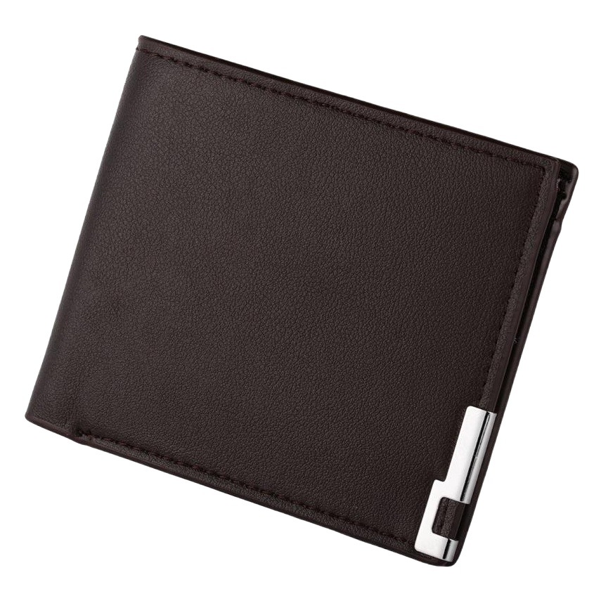 Factory spot men's short wallet wholesale fashion soft leather men's horizontal multifunctional wallet wallet men