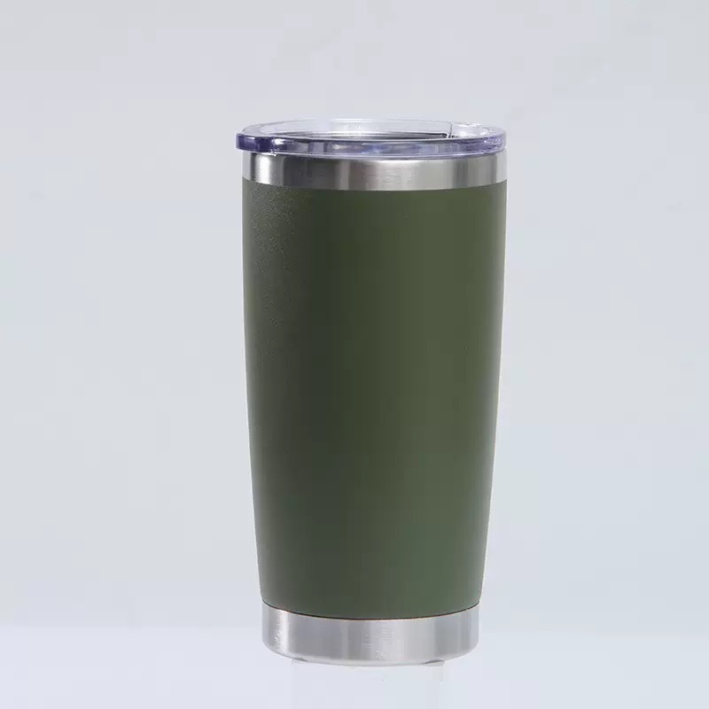 跨境现货20oz汽车杯保温杯304不锈钢冰霸喷塑双层真空车载保冷|undefined