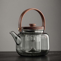 玻璃蒸煮茶壺一體內膽大容量煮茶器燒水壺日式電陶爐套裝功夫茶具