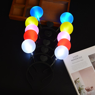 Concert Fluorescent Lollipop Headband Yellow Support Stick Fruit Headband Luminous Headwear Children's Headband Wholesale