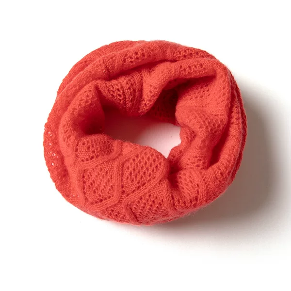 Lekasha cashmere 100% pure cashmere men's and women's knitted neck warmer, solid color, versatile, warm, and protects the neck