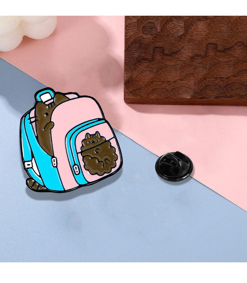 Brooches Classification Cartoon Style Cute Pin Cat Mermaid Alloy Enamel Unisex Brooches