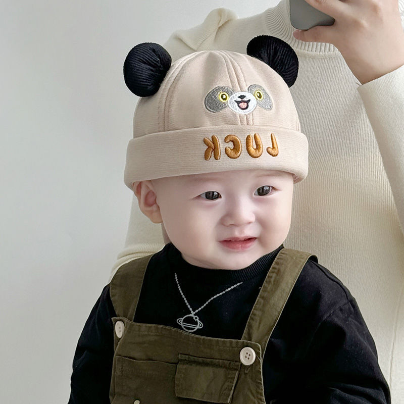 Sombreros para bebés otoño y invierno super lindos para niños pequeños Sombreros para niños pequeños Sombreros de piel de melón para bebés de primavera y otoño