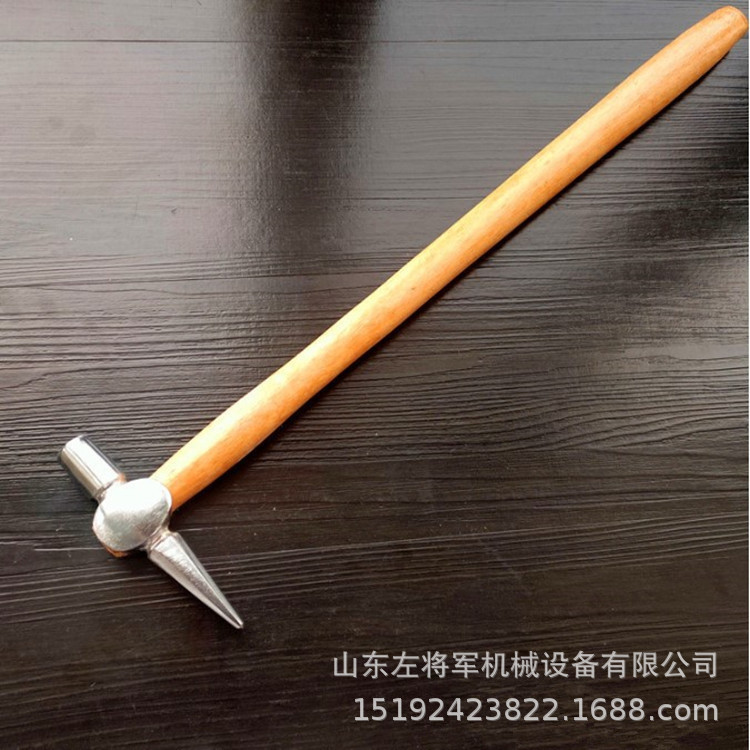 专业生产高碳钢锻压木柄检测锤 铁路用敲渣检测锤子 木柄检车锤