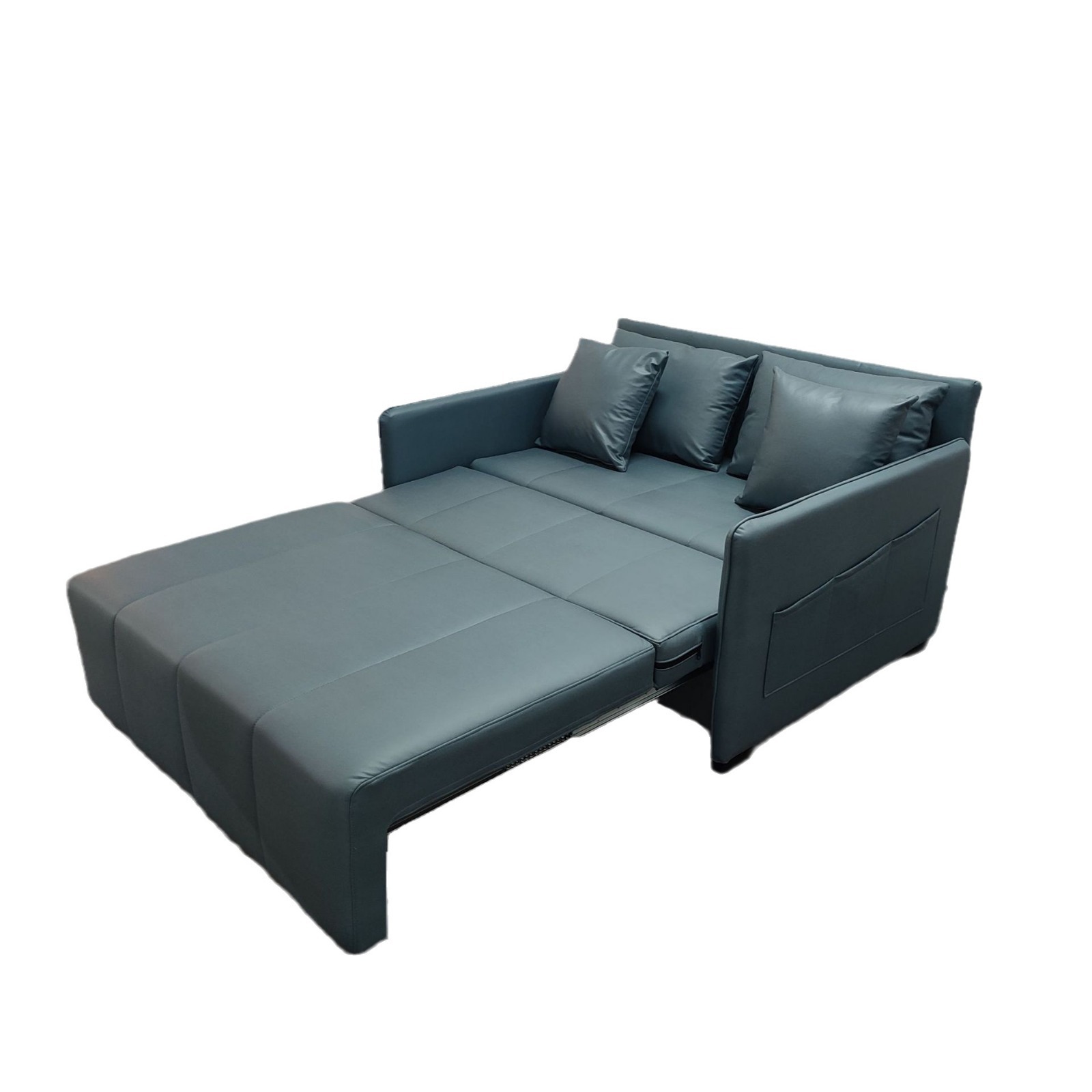 Sofá cama multifuncional de casa pequeña sin lavar tela de tecnología de almacenamiento doble sofá simple moderno