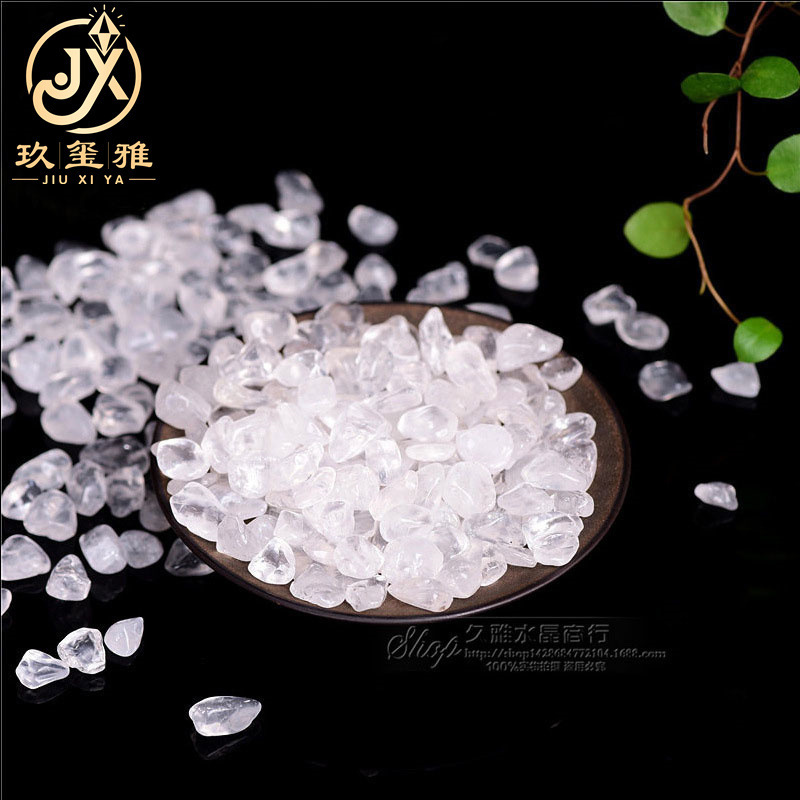 Jiuya Crystal Natural Bulk White Crystal Gravel White Crystal Demagnetized Stone Crystal Pillow Factory Direct Sales Jiuya Crystal Natural Bulk White Crystal Gravel White Crystal Demagnetized Stone Crystal Pillow Factory Direct Sales