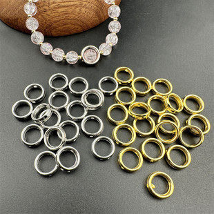 ����������Ȧ �ȿ׿ɷ�8mm�� �ֹ�diy��朴�������Ʒ�������