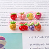 Cute children's multicoloured cartoon resin, ring, jewelry, flowered, Aliexpress