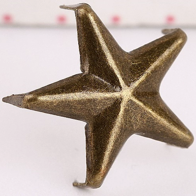 Производители поставляют металлическую медную пентаграмму коготь гвоздь бусины DIY аксессуары для одежды поясные сумки аксессуары