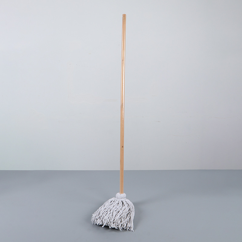 흰색 둥근 머리 구식 걸레