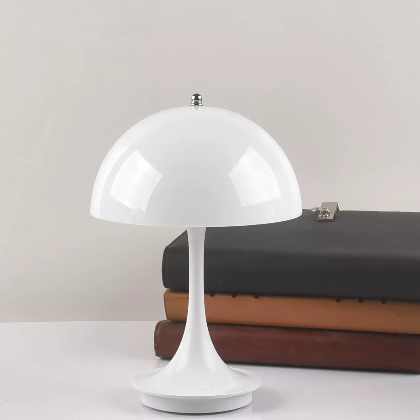 跨境网红充电小夜灯北欧花蕾台灯触控护眼学习台灯卧室书房床头灯