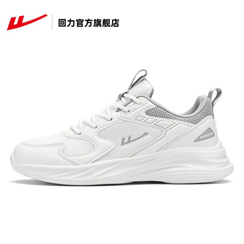 Rимо Mens shoes, teenagers and students, white lightweight soft-soled shock-absorbing running shoes, women's casual mesh breathable sports shoes