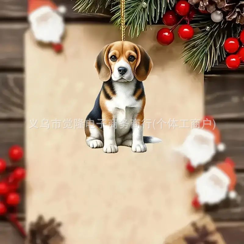 Nuevos productos transfronterizos serie de dragón colgante de regalo acrílico decoración de Navidad de Halloween colgante de árbol de Navidad image 1